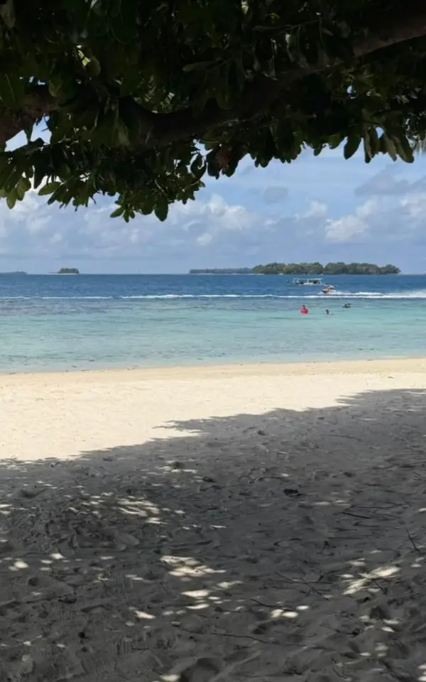 Pantai pasir putih Pulau Sepa